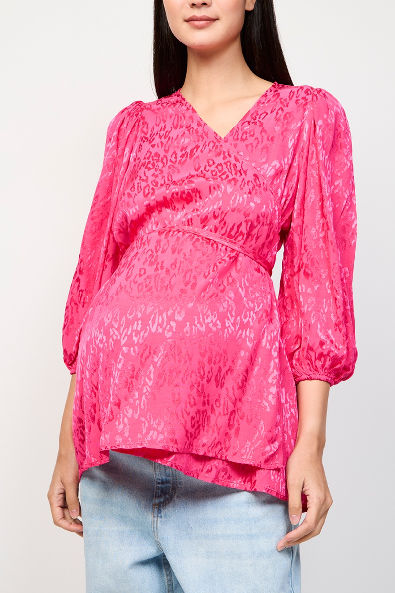 Blouse de maternité Fuchsia