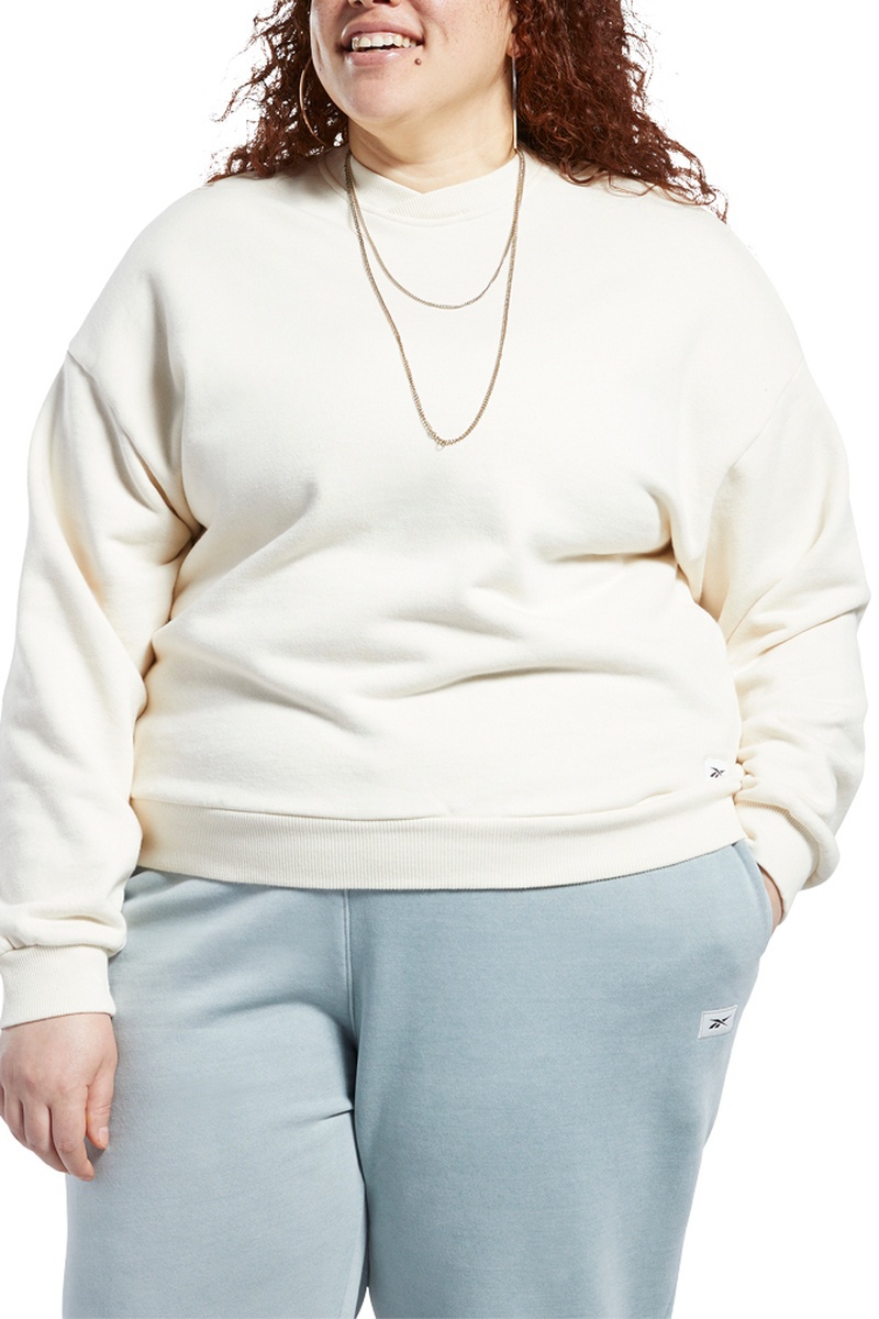 Sweat en coton biologique Cl Nd Ft Crew In - Ecru