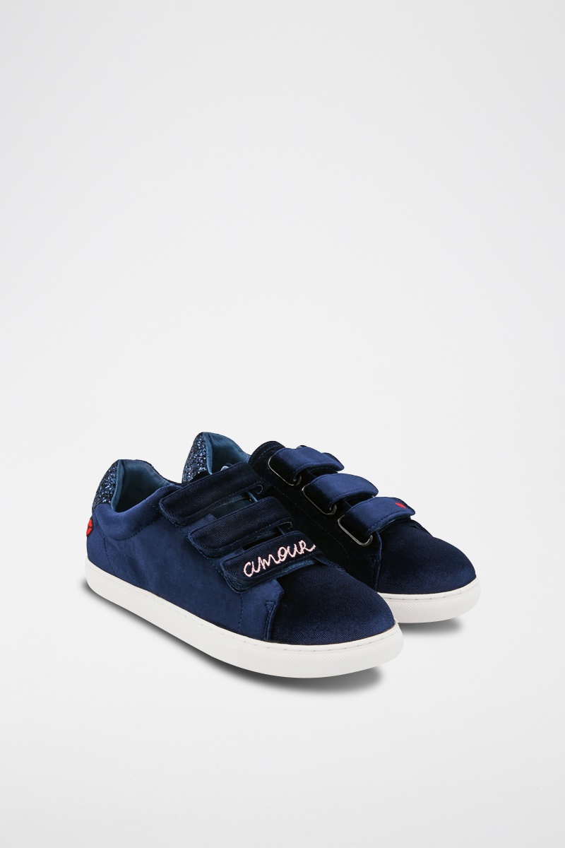 Sneakers Edith Bleu marine - Bons baisers de Paname