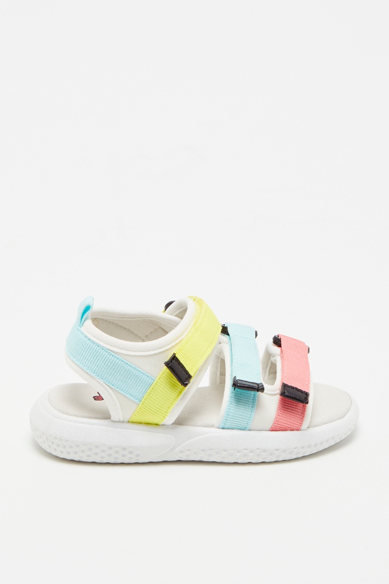 Sandales Blanc et jaune