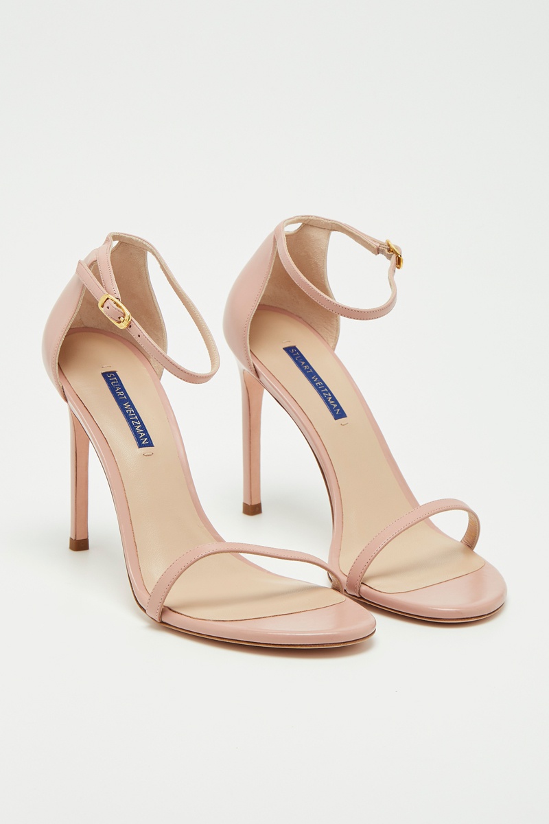 Sandales à talons en cuir Nudi Rose - Stuart Weitzman