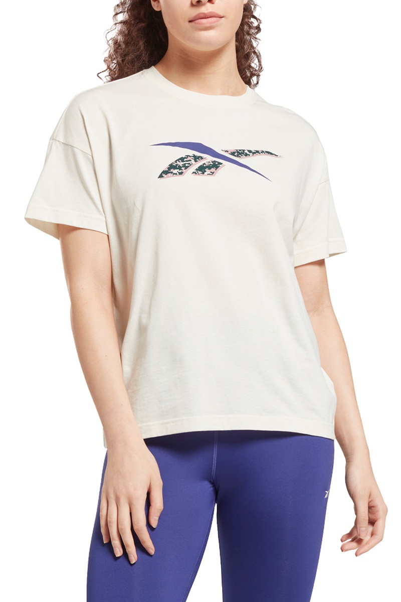 T-shirt en coton biologique TE Graphic - Ecru