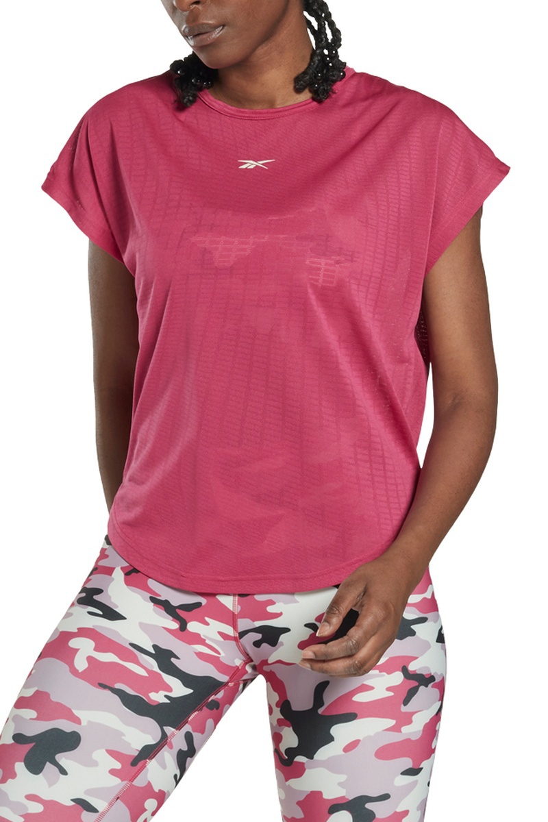 T-shirt Ubf Perforated - Fuchsia