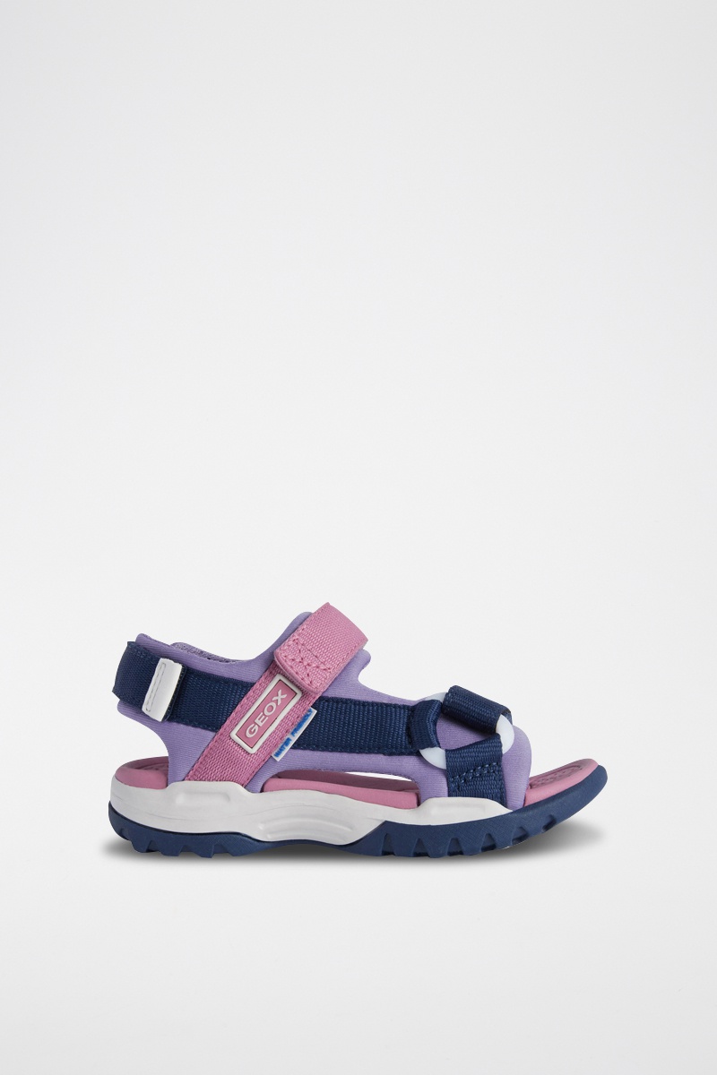 Sandales Borealis - Bleu marine et lilas