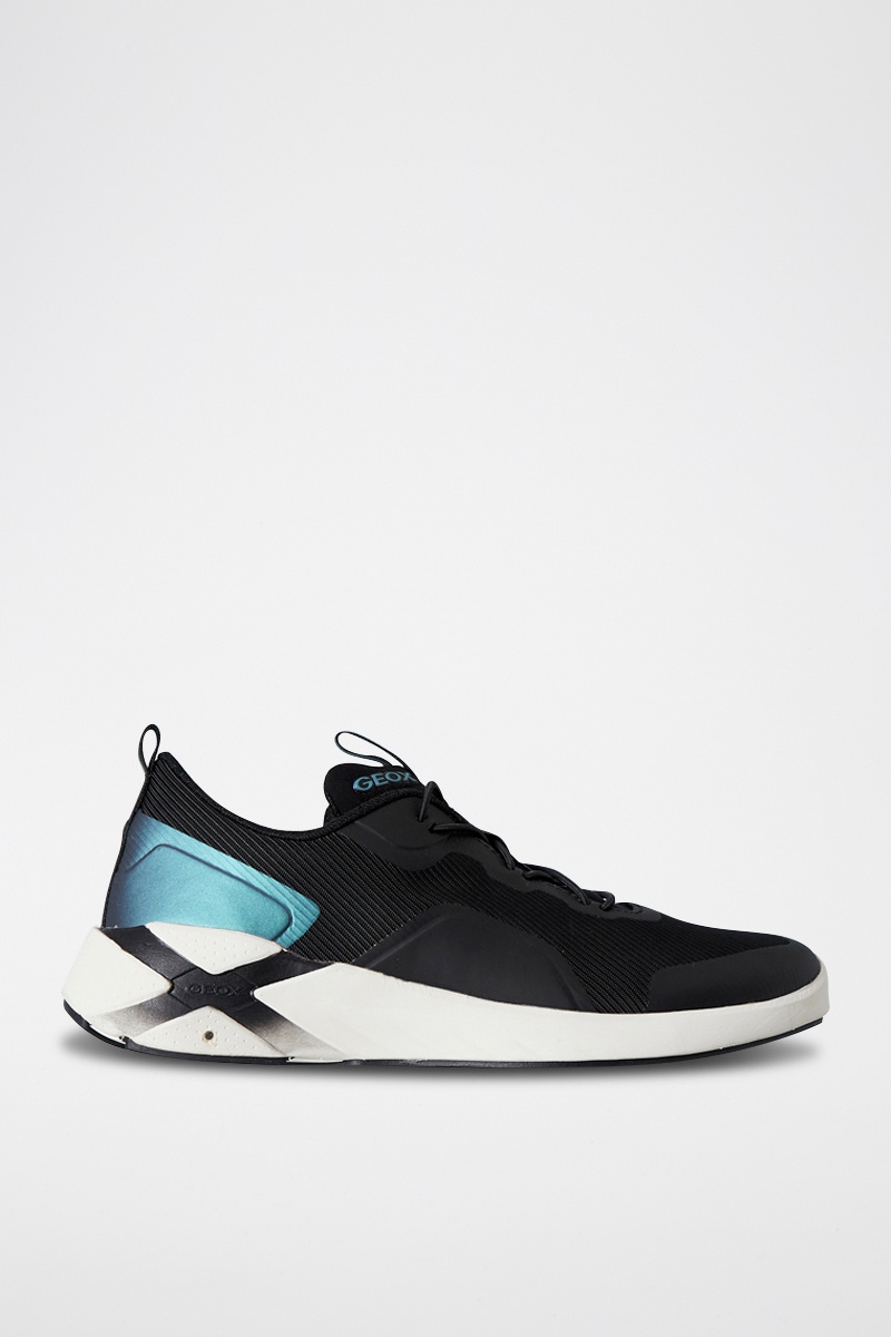 Baskets compensées Playkix - Noir et bleu