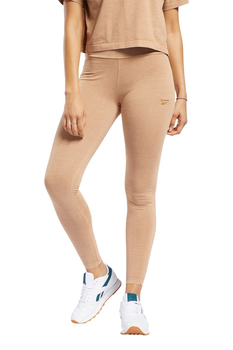 Legging en coton biologique taille haute CL ND - Taupe chiné