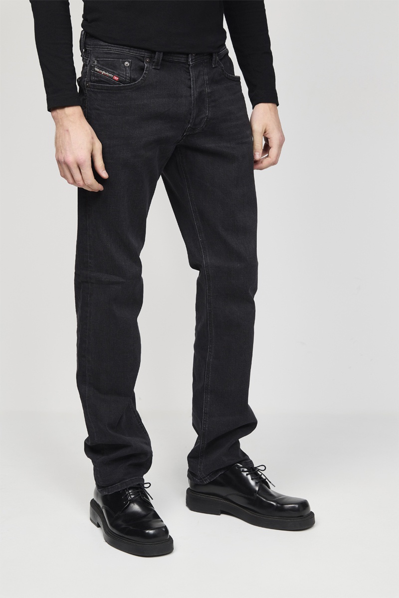 Jean droit Larkee Gris foncé