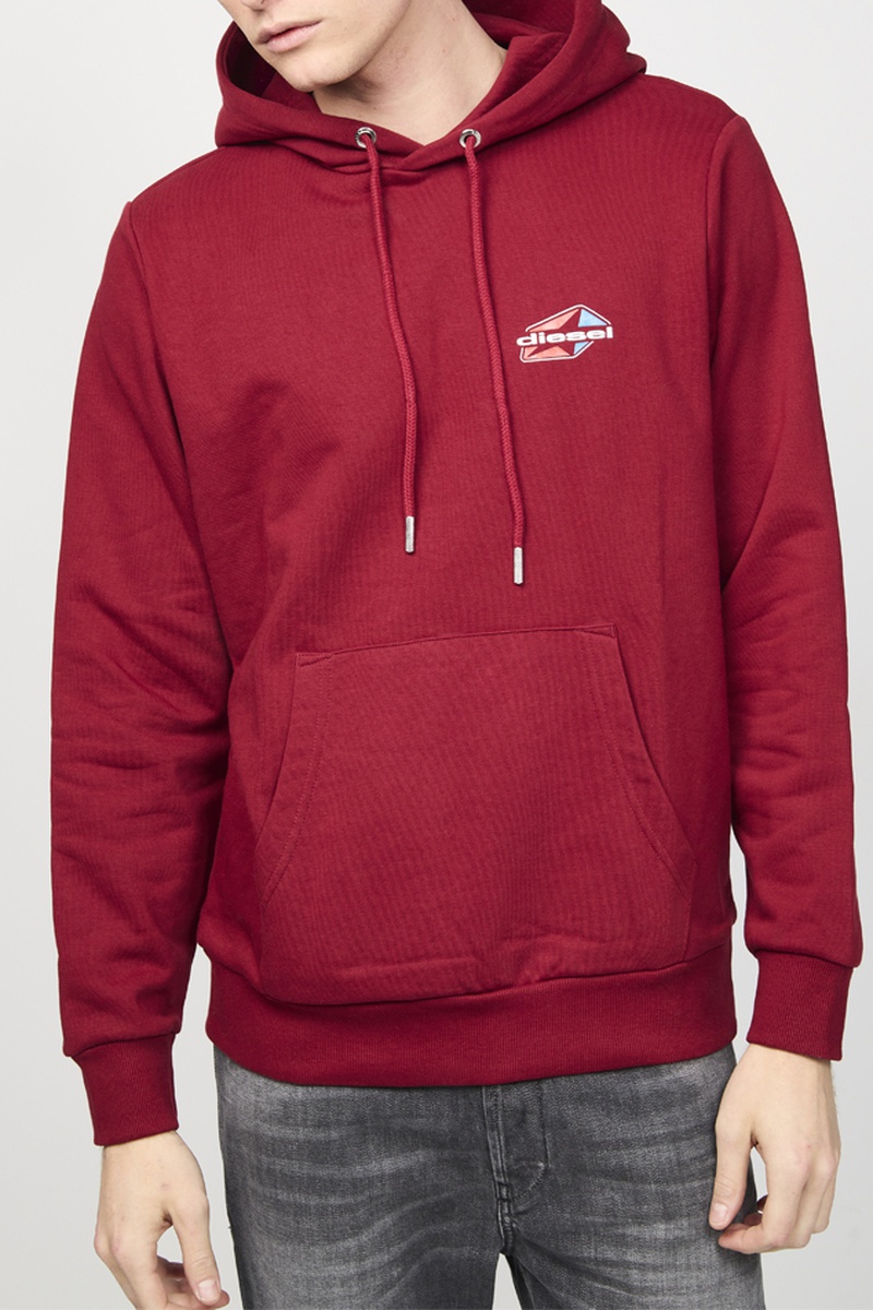 Sweat à capuche Girk Bordeaux