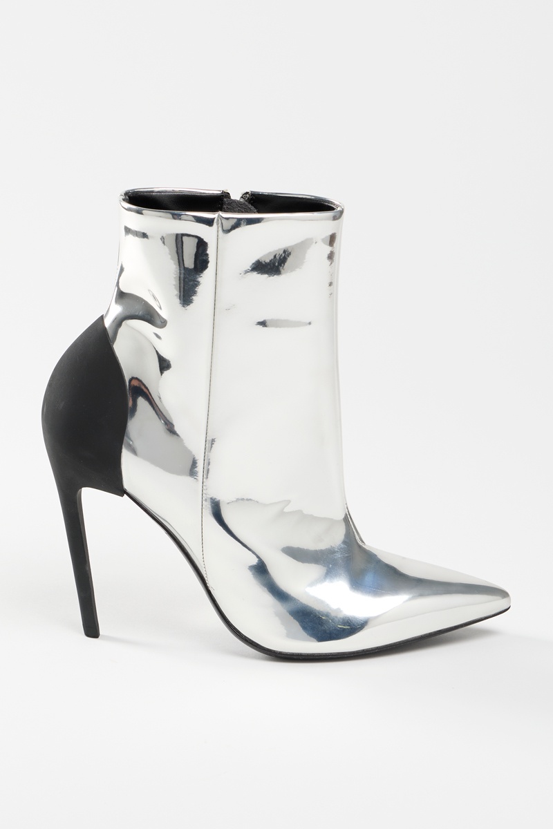 Bottines Slanty Argenté