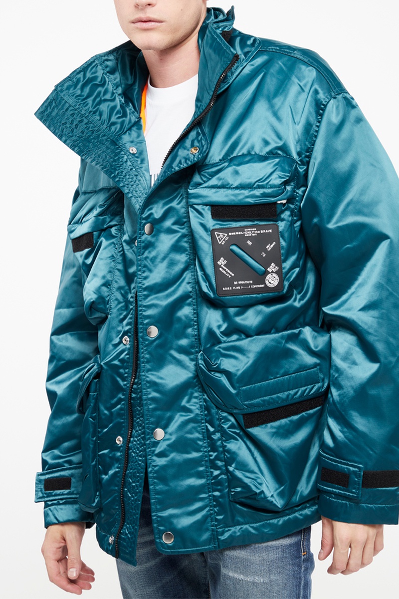 Parka Harrett Bleu canard