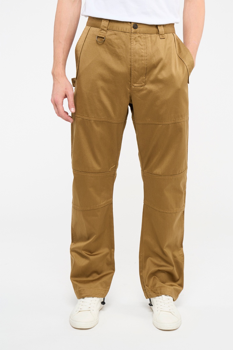 Pantalon droit Duff Marron
