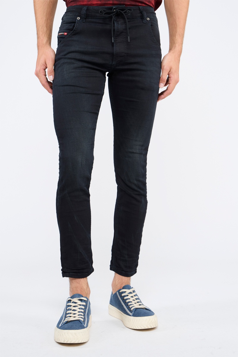 Jean slim 7/8 Krooley Noir