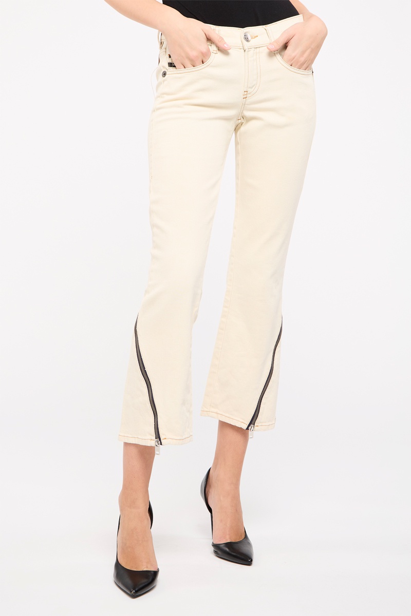 Jean bootcut EBBEY-KZ-SP Ecru