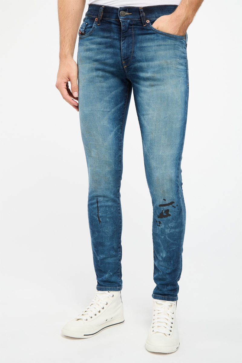 Jean slim Struk Bleu