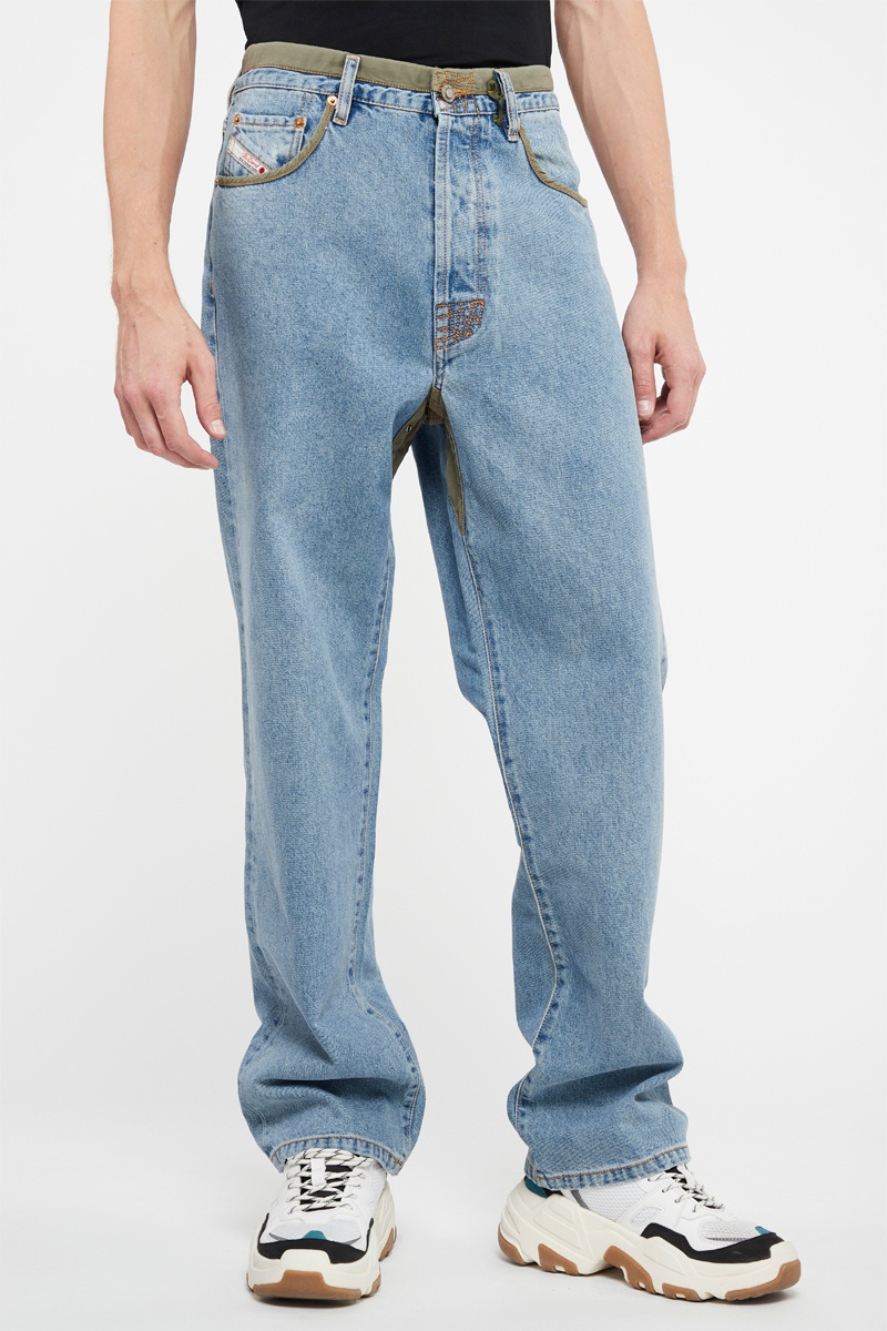 Jean droit D4P2 Ciel