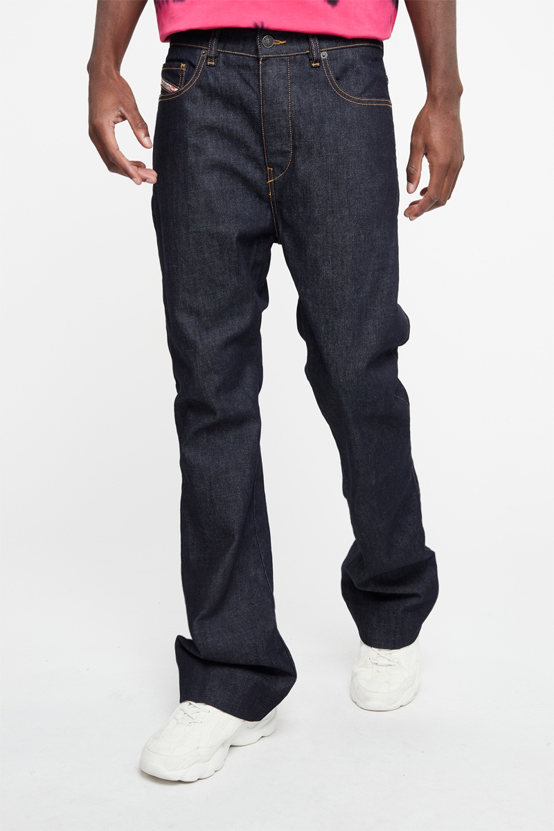 Jean droit Jfferr-SP1 Bleu marine