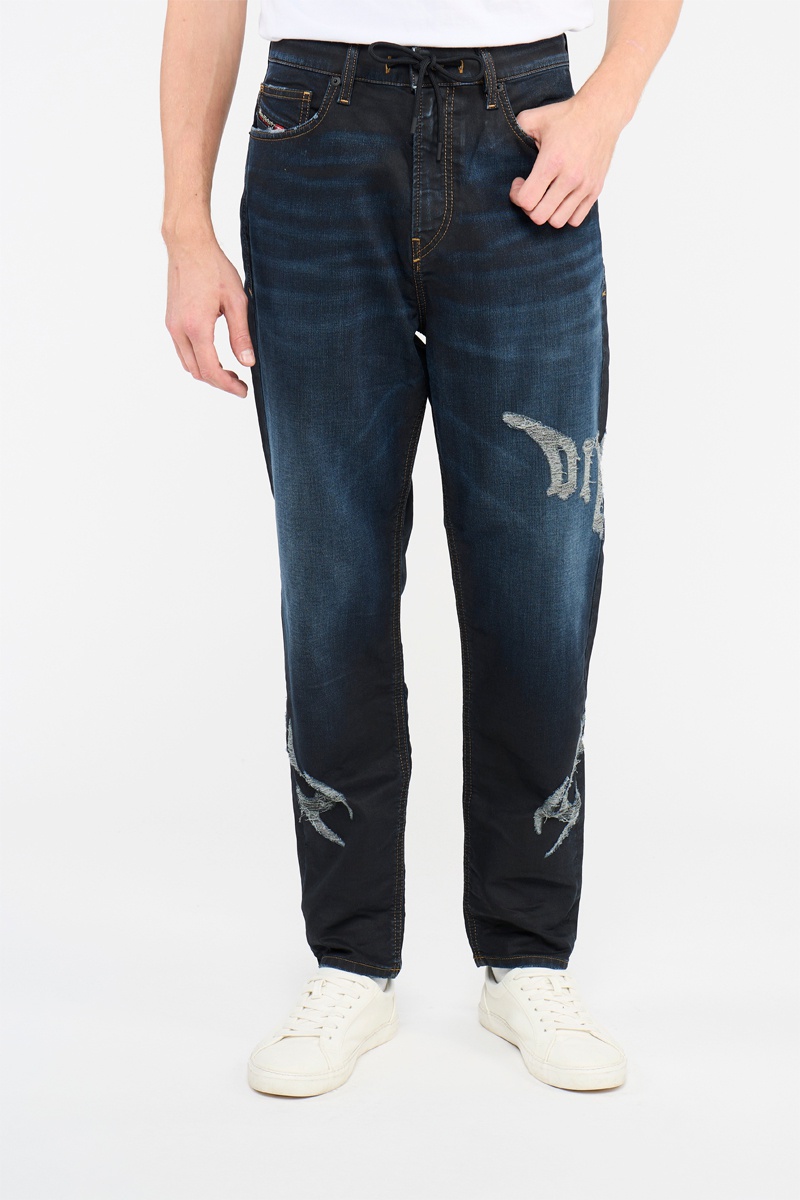 Jean droit Vider Bleu marine