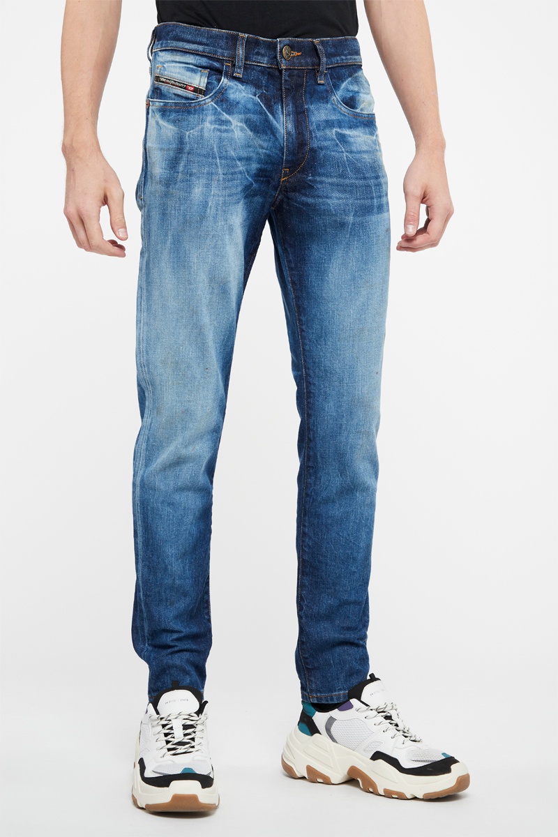 Jean slim Strukt Bleu