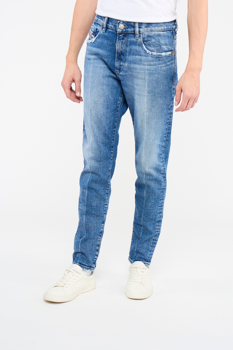 Jean droit Strukt Bleu clair