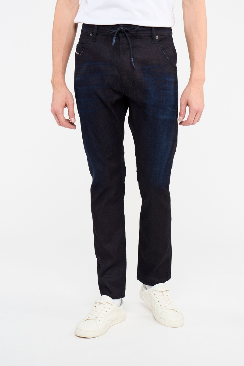 Jean droit Krooley CNE L.32 Noir et bleu