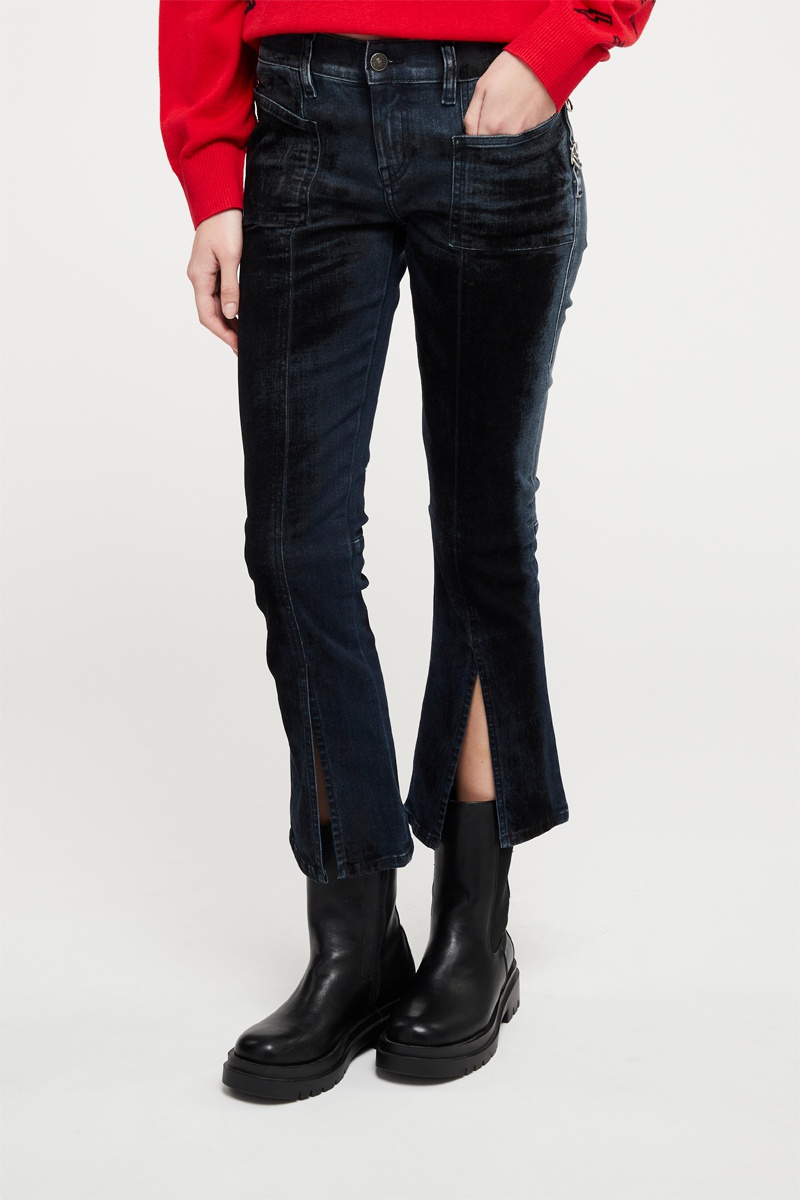 Jean bootcut 7/8 Slandy Bleu foncé