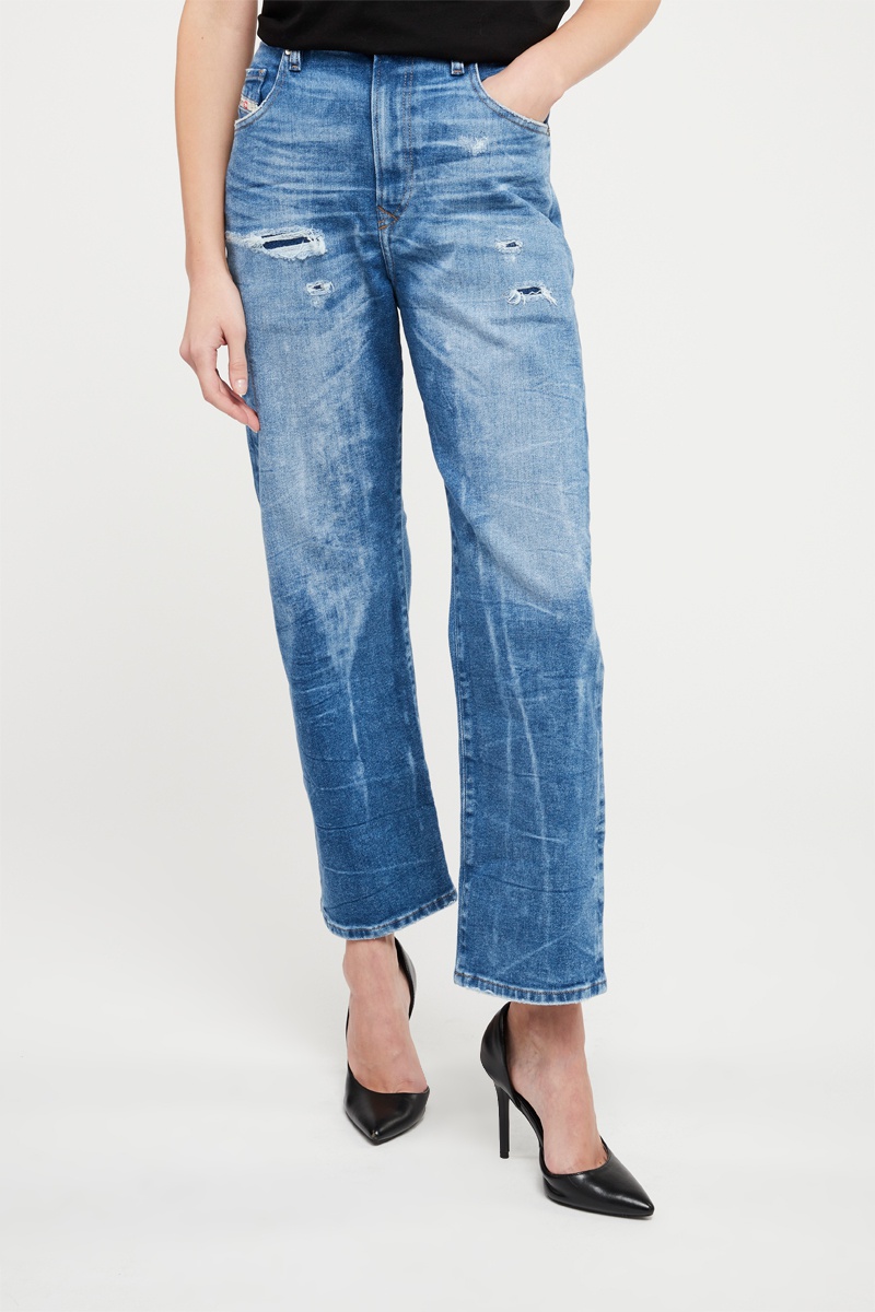 Jean droit Reggy Bleu clair