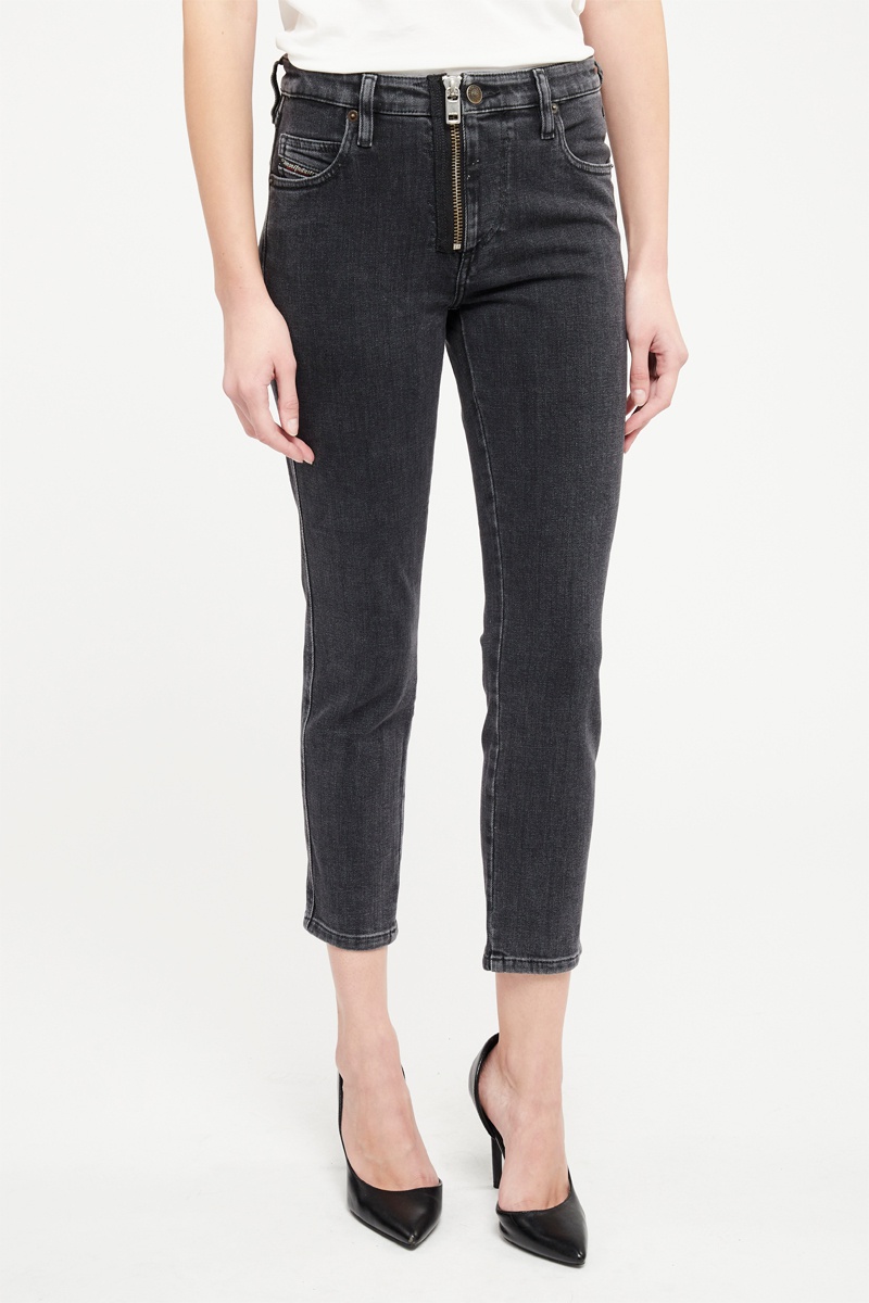 Jean slim 7/8 Babhila Noir