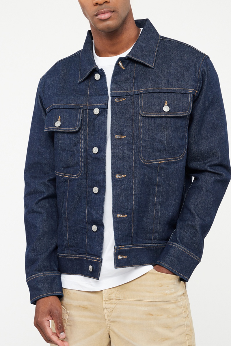 Veste en jean Sfera-CDN Bleu marine