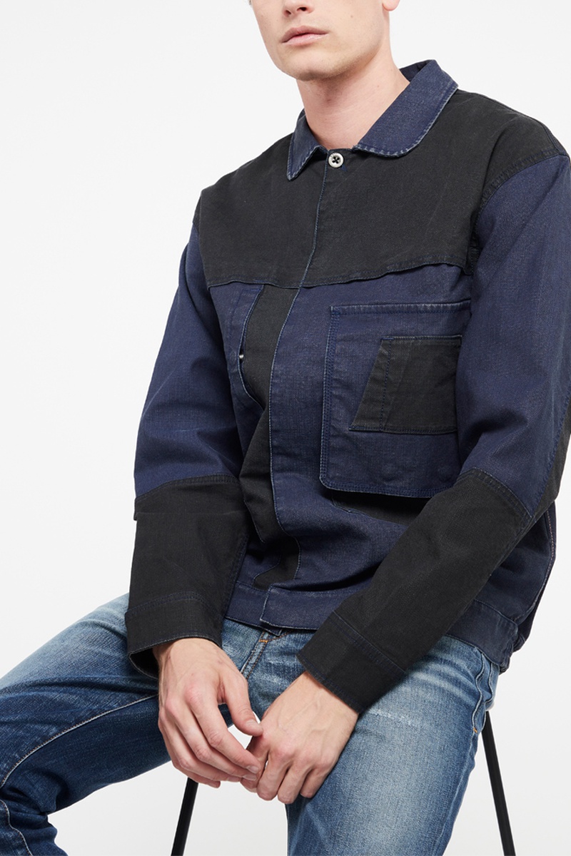 Veste en jean Fetz Bleu et noir
