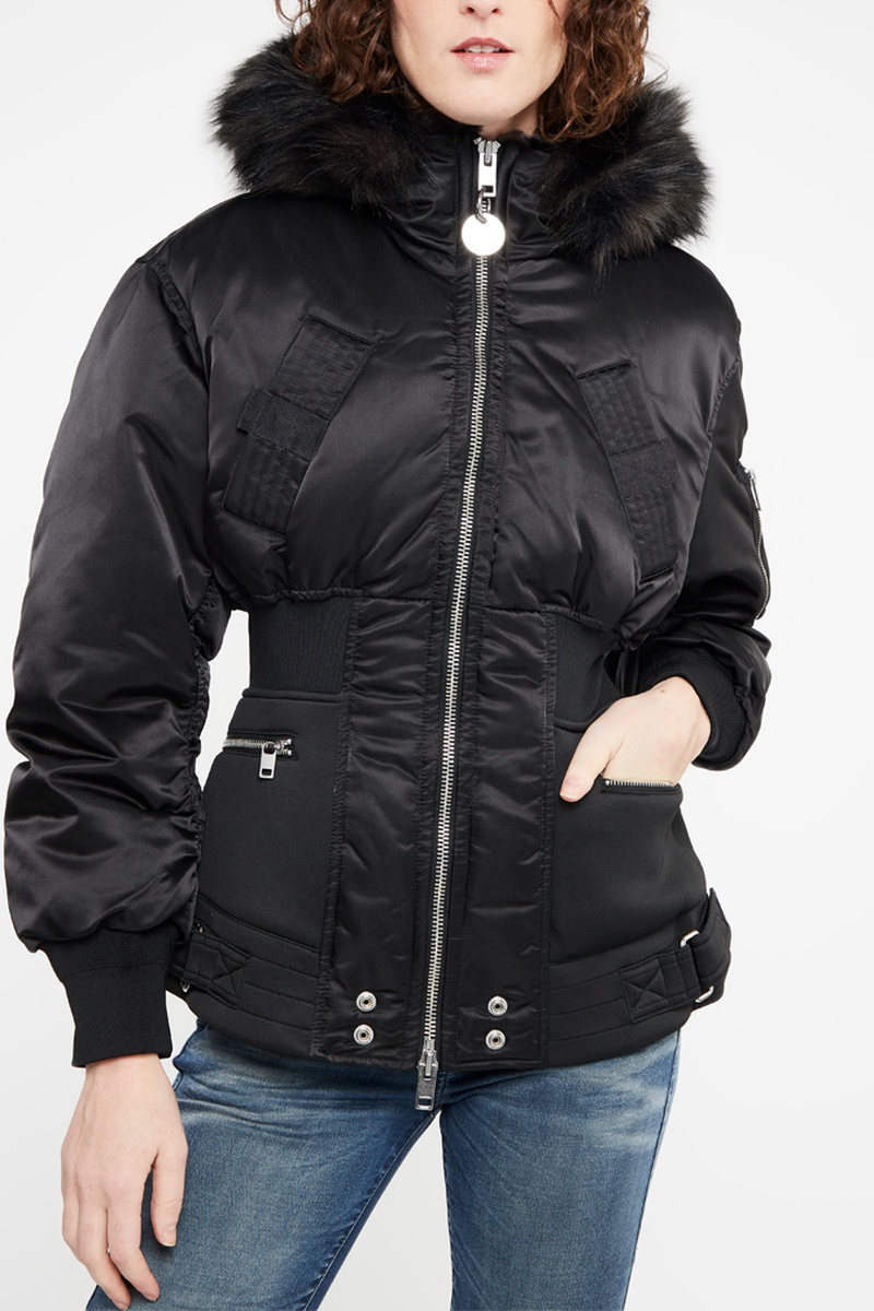 Veste à capuche Isoke Noir