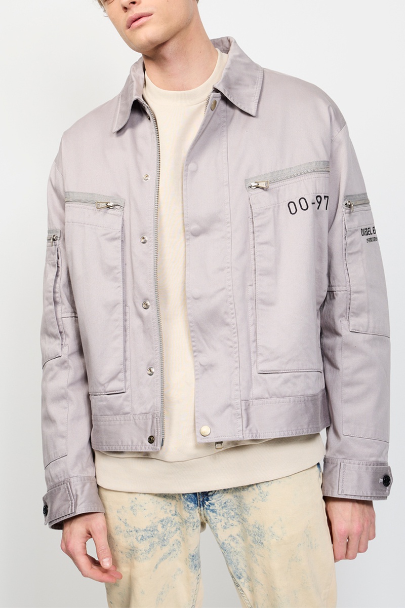 Veste en jean Thompson Gris