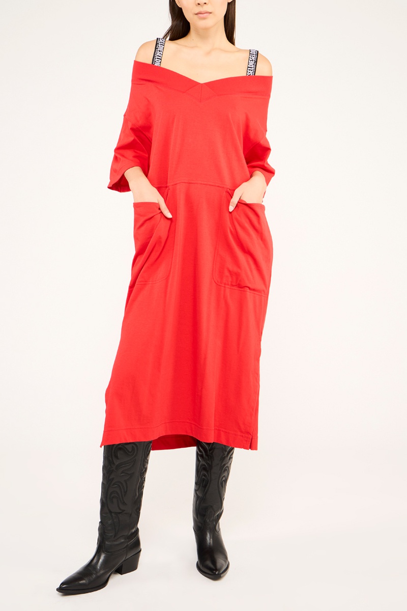 Robe midi Workie Rouge