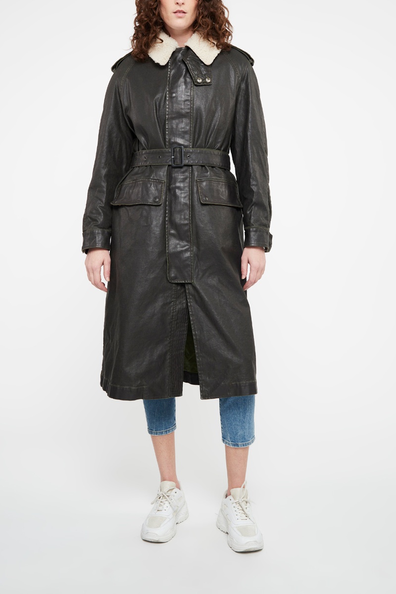 Trench et veste De-Taccy-SP Noir et kaki