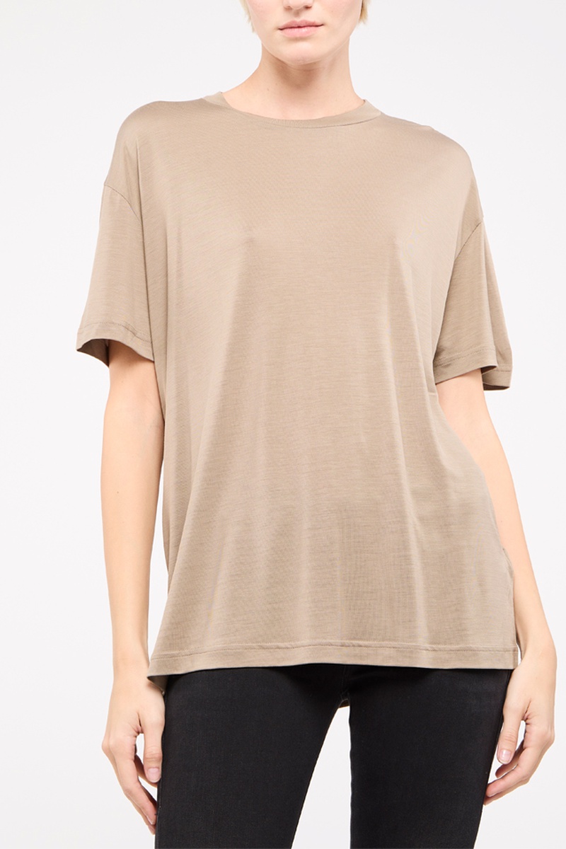 T-shirt oversize Enka Beige