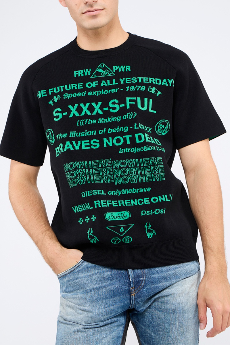 T-shirt Errol Knitwear Noir