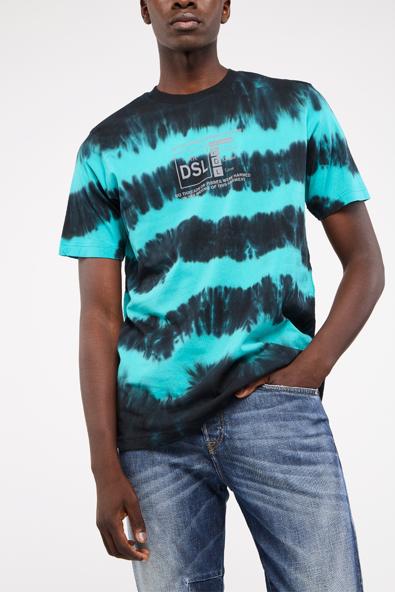T-shirt tie and dye Jusa 38 Noir