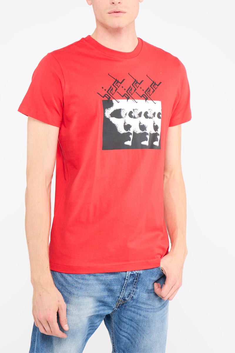 T-shirt Diego-J12 Rouge