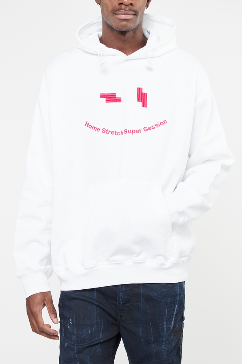 Sweat à capuche Ummeren1 Blanc