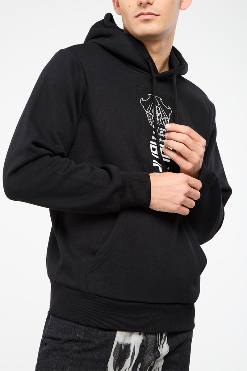 Sweat à capuche Girhoon3 Noir