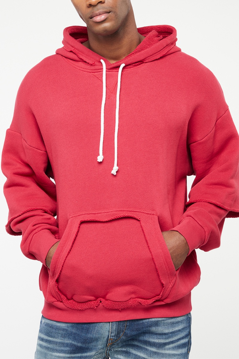 Sweat trompe-l'œil Ober Fuchsia