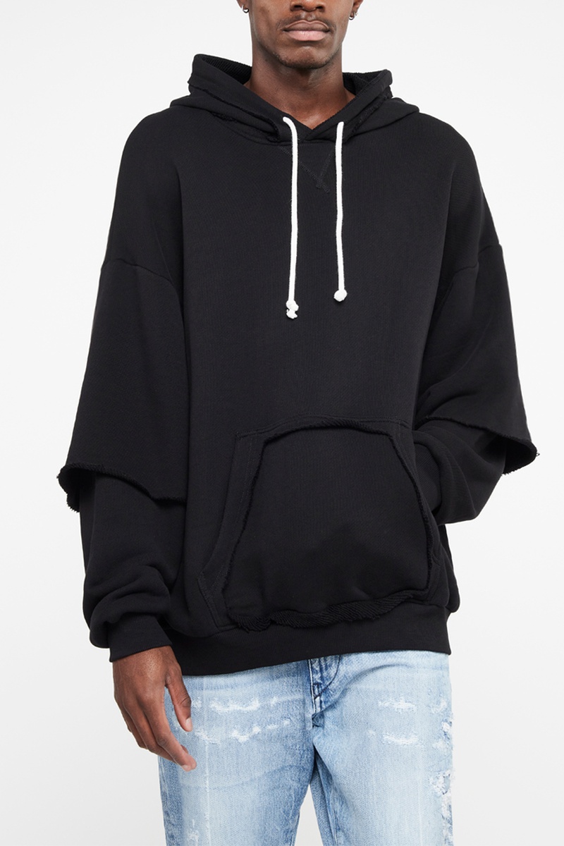 Sweat à capuche Ober Noir