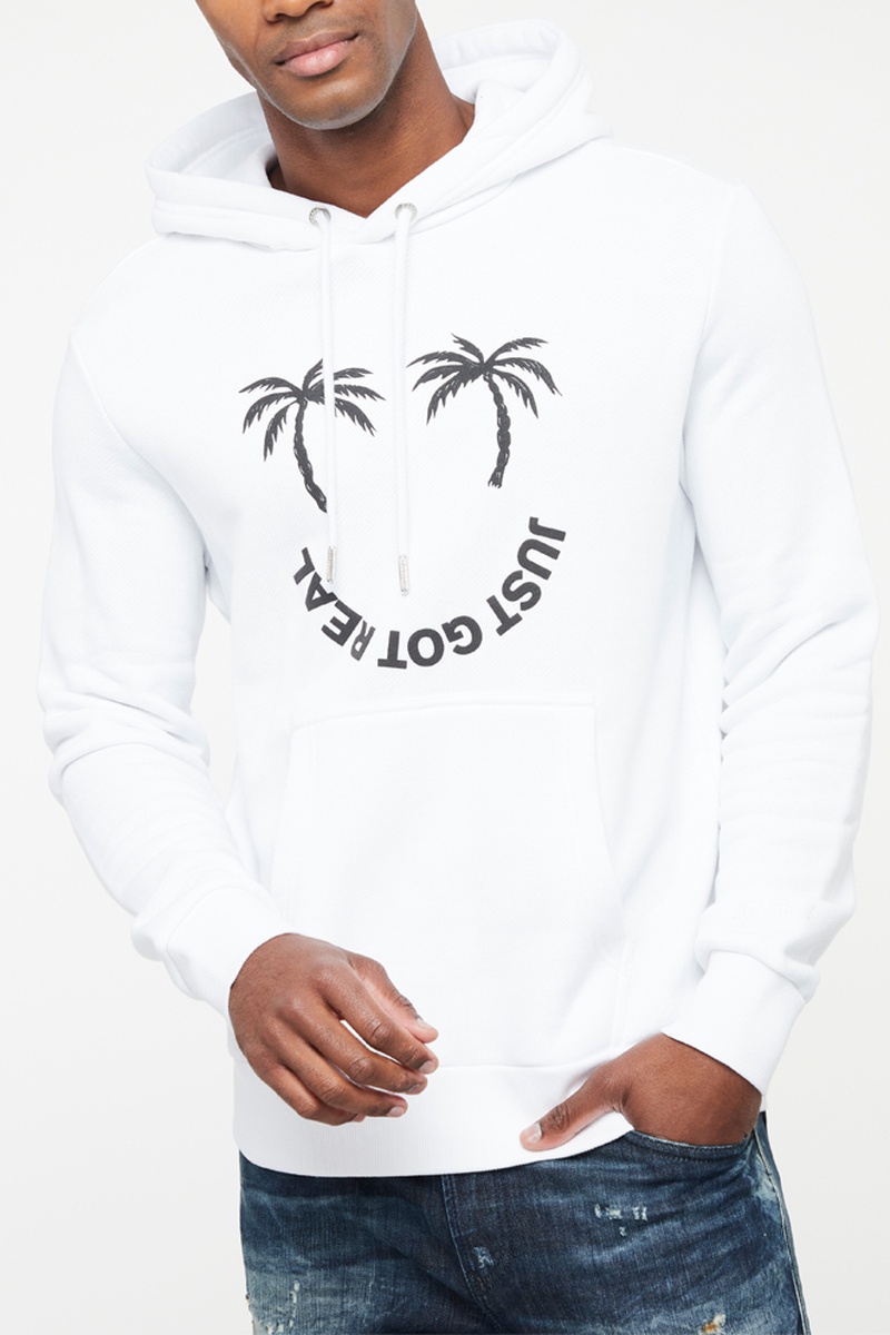 Sweat à capuche Girhoob Blanc