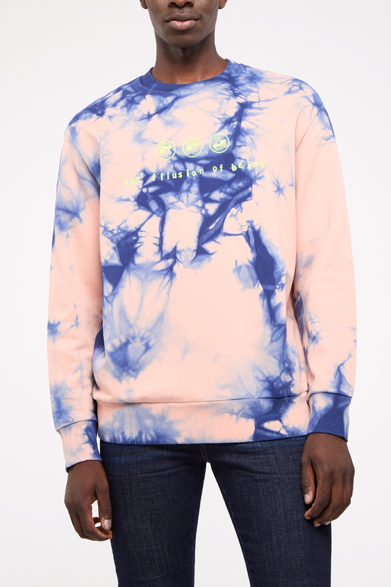 Sweat dip and dye Biay saumon et indigo