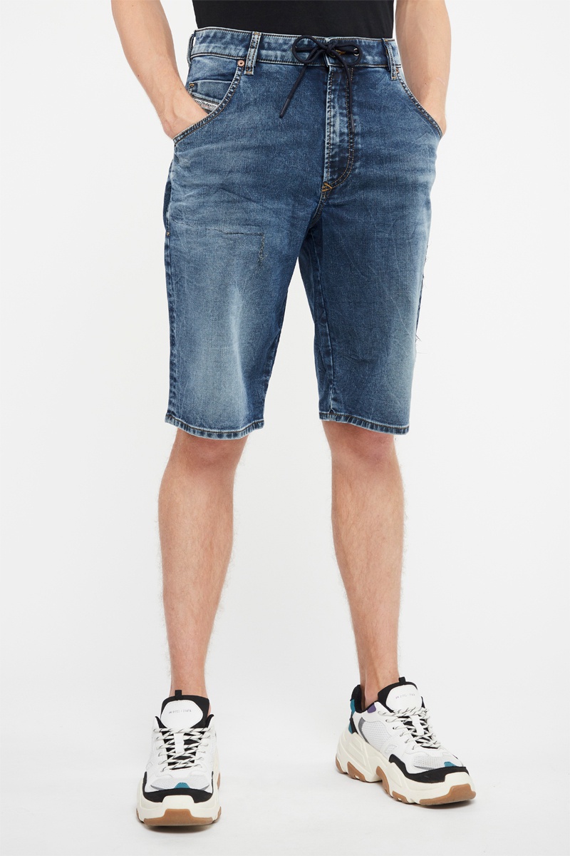 Bermuda en jean Krooshory Bleu