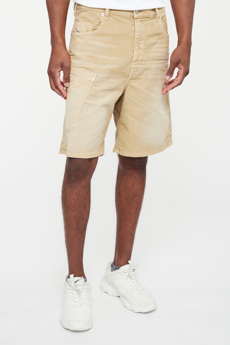 Bermuda en jean Azerr-Shorne Beige
