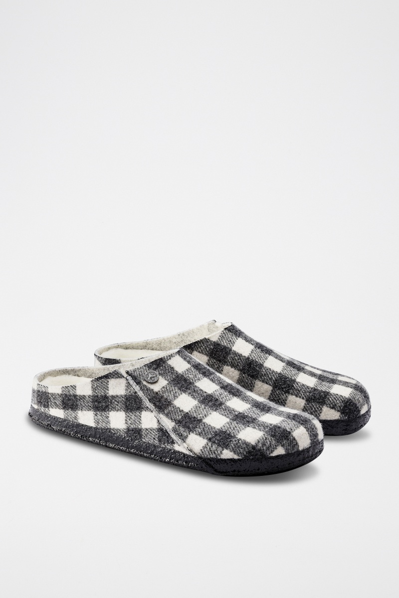 Sabots Zermatt Shearling Blanc et noir - Normal