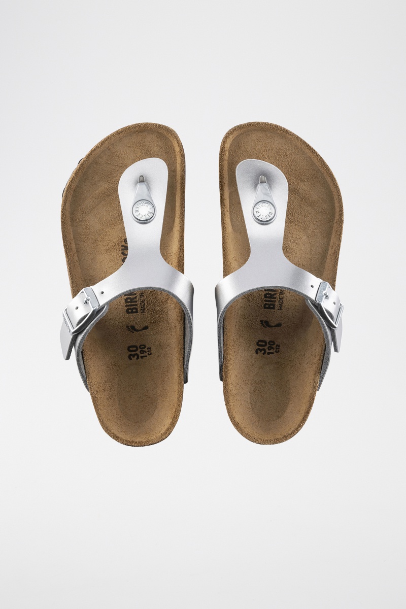 Tongs Gizeh - Argenté - Etroit