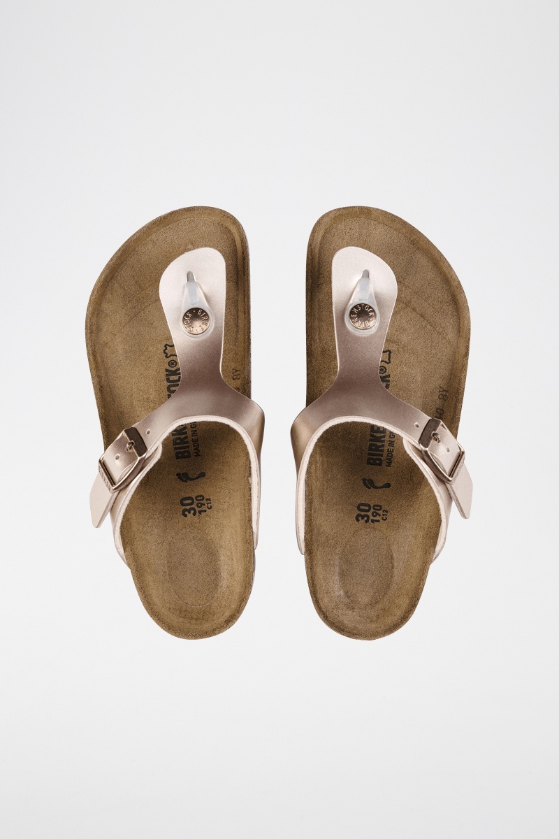 Tongs Gizeh - Doré rose - Etroit