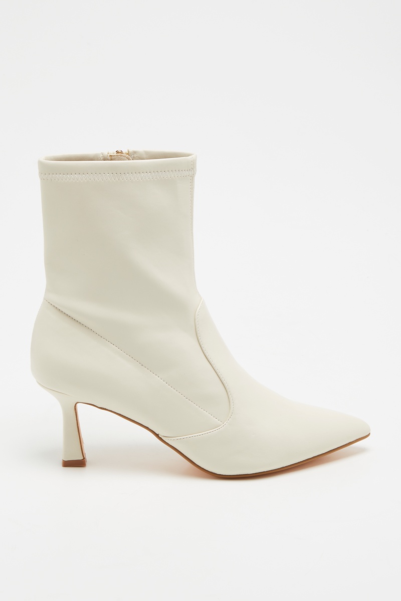 Bottines Beige