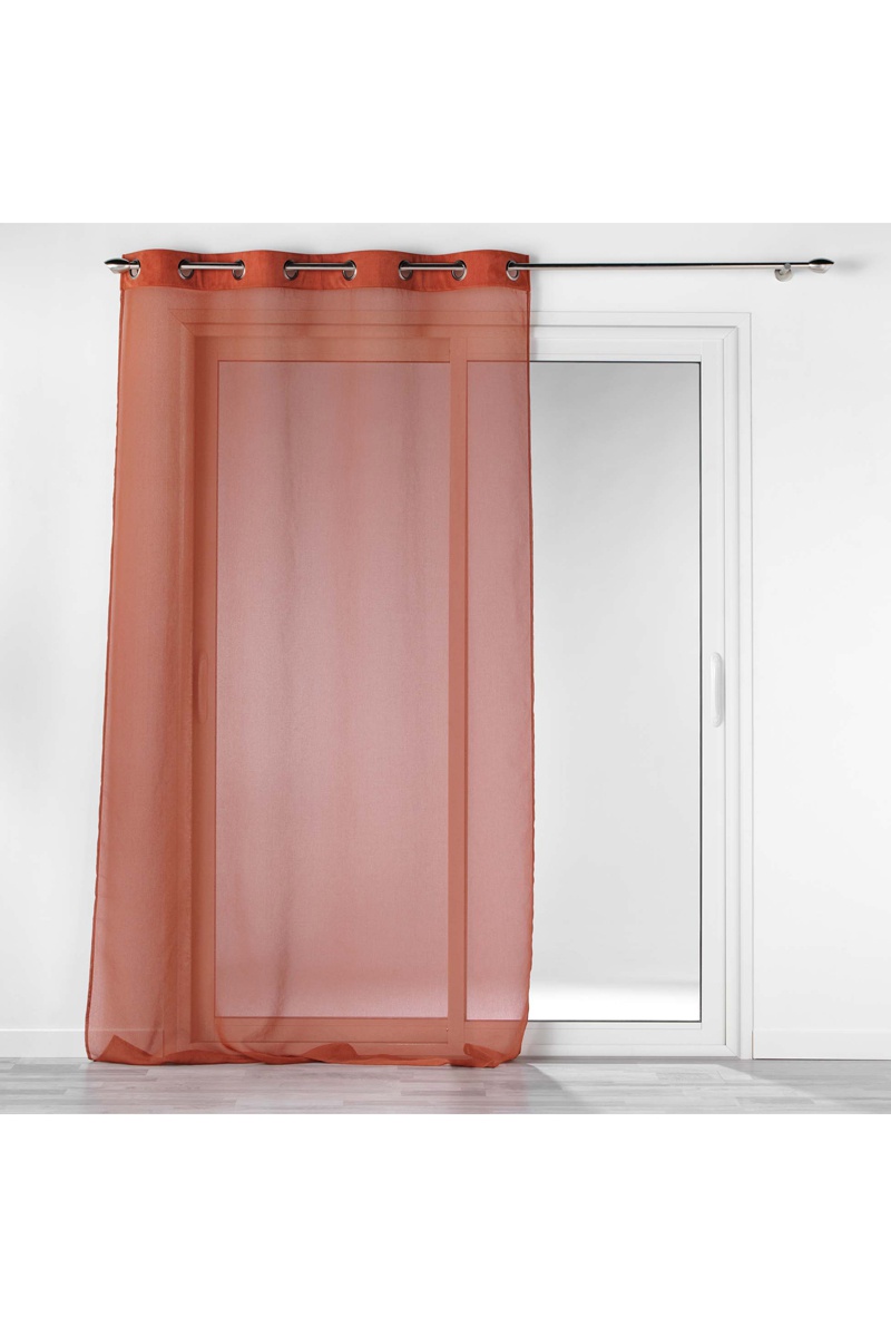 Voilage Casual - Terracotta - 140 x 240 cm
